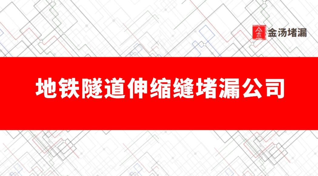 地鐵隧道伸縮縫青青草原网址公司