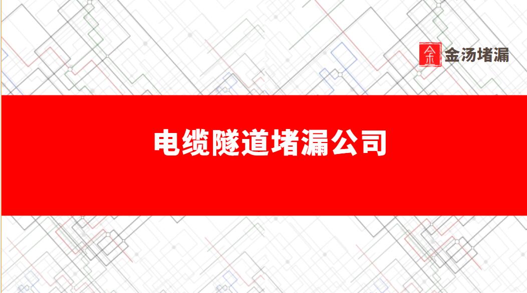 電纜隧道青青草原网址公司