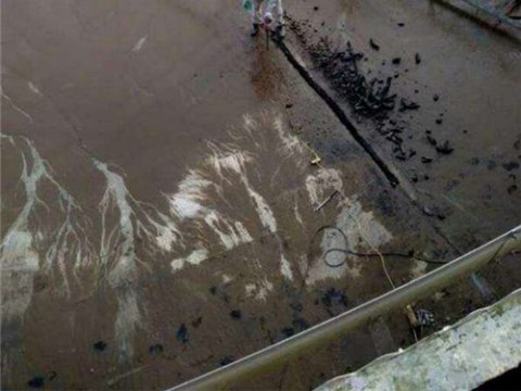 开封市东区污水处理厂污水池防水堵漏施工案例